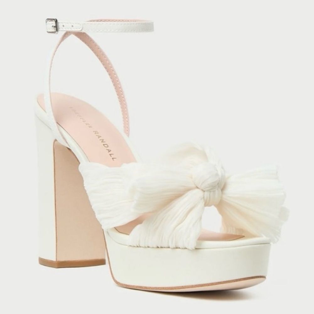 Loeffler Randall Natalia Platform Bridal Wedding Heels Shoes Sandals NIB 12 - Picture 5 of 12